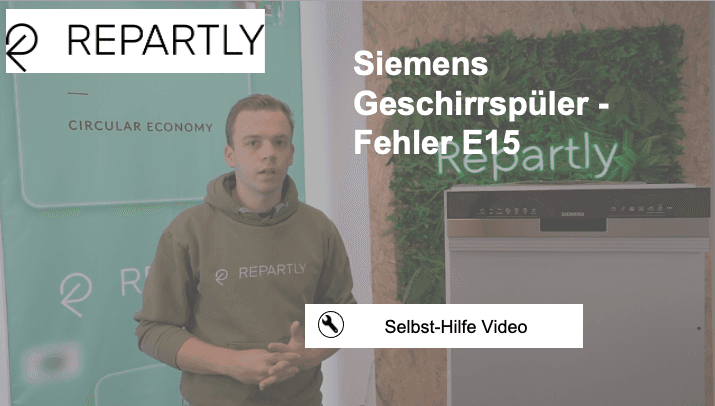 Vídeo - Lavavajillas Siemens E15